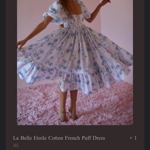 selkie la belle etoile cotton puff dress - brand new NWT